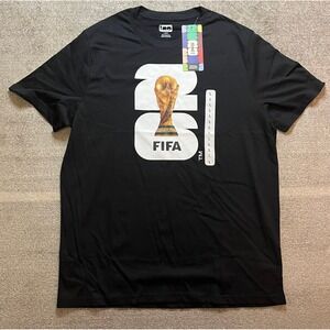 FIFA World Cup 2026 Trophy Graphic T-Shirt Mens Large Black Outerstuff Soccer